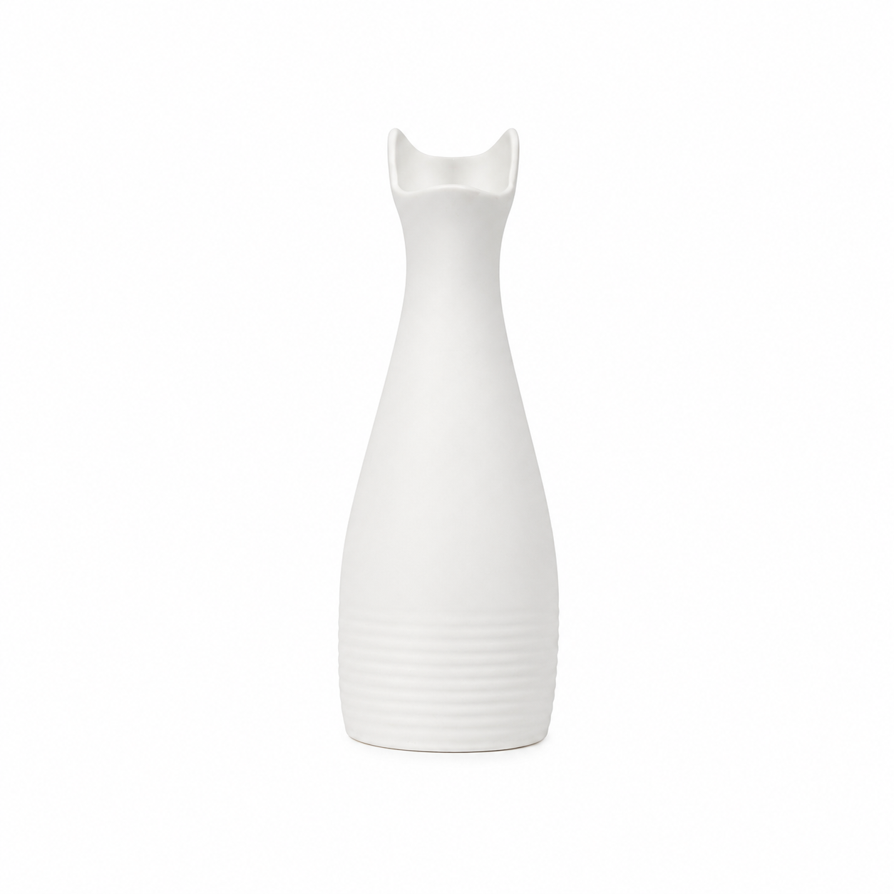 Creative, Minimalist, Small Ceramic Cat Vase