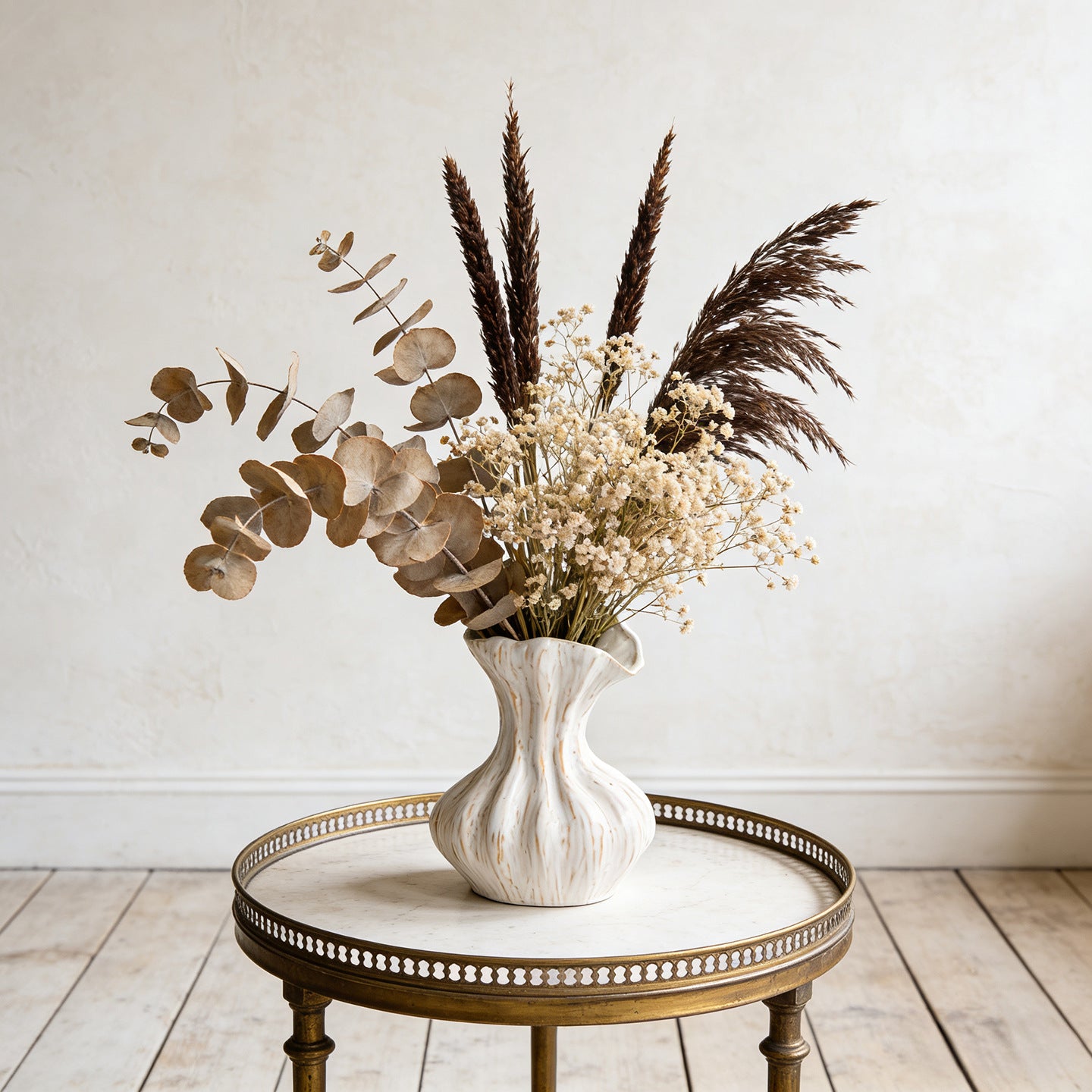 Creative White Ceramic Vase  Minimalist Decor