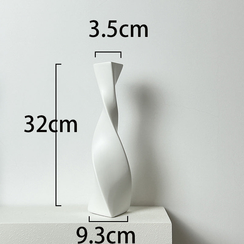 Mid-Century Style Minimalist Ceramic Vase Ornament