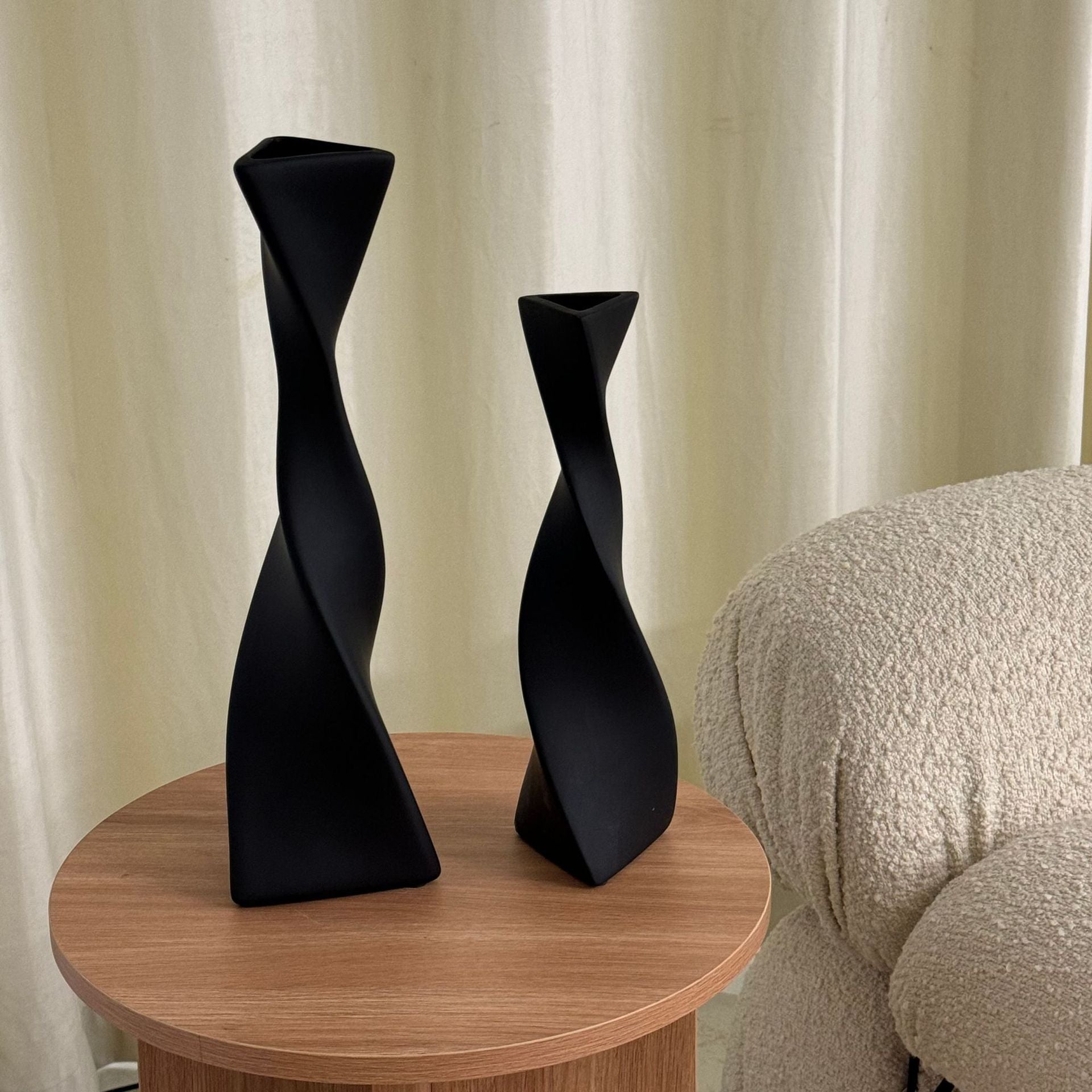 Mid-Century Style Minimalist Ceramic Vase Ornament